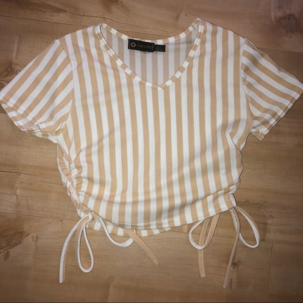 I saw it first Striped croptop size xs